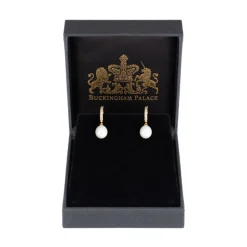 Gold Pearl Earrings