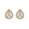 Gold Teardrop Earrings