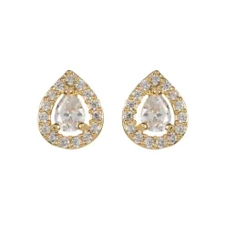 Gold Teardrop Earrings