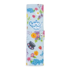 The Summertime Blue Bamboo Cutlery Wrap